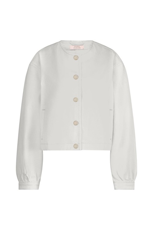 12705 Charlot denim jacket 1100 off white