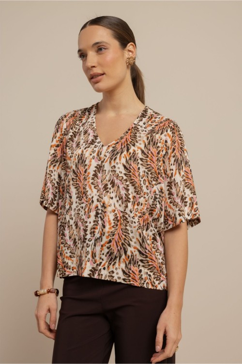 13865 Madison feather top 9997 multi color 13865 Madison feather top 9997 multi color