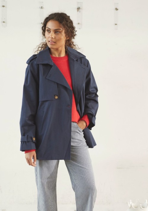 57844 Lili Trenchcoat Navy