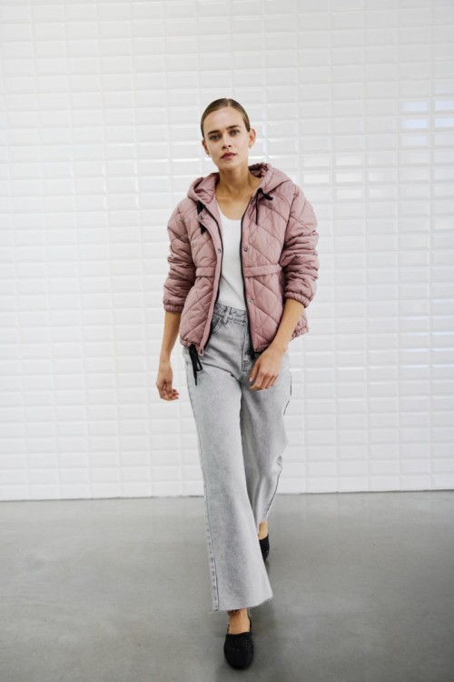 WBLASTRID QUILTED JACKET soft pink soft pink